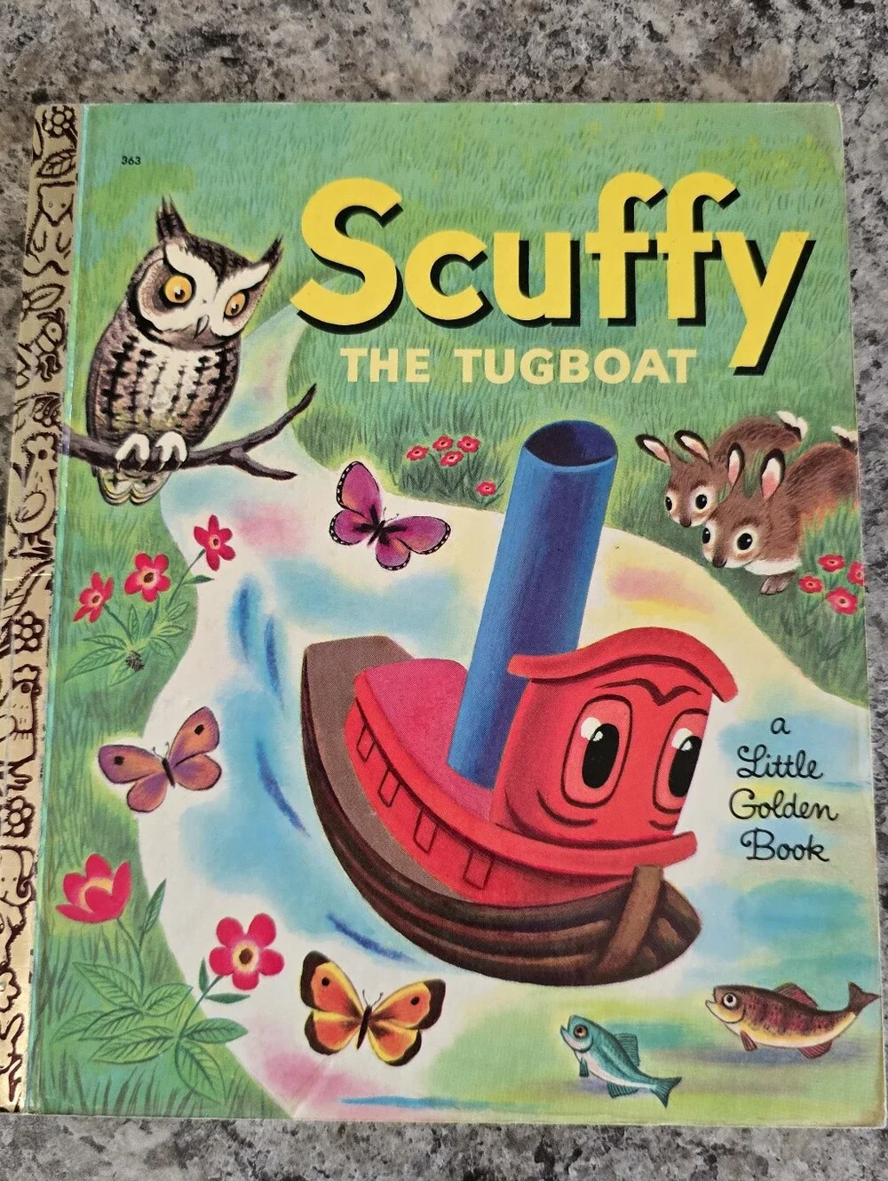 Scuffy the Tugboat Kids Toy - Red and Blue